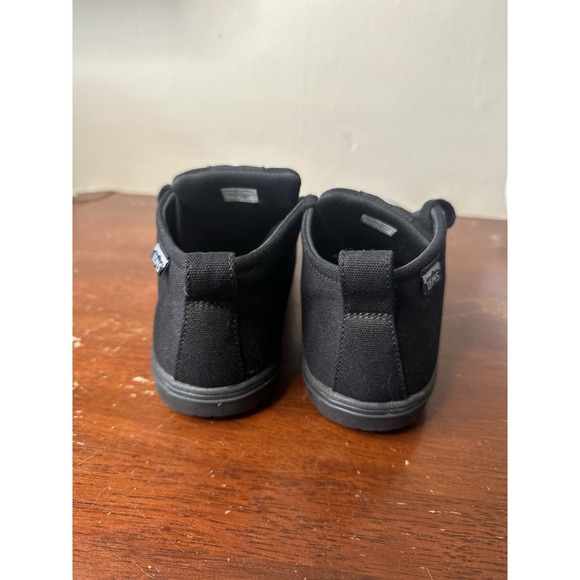 Lems Canvas Chukka Shoe Womens 8.5 Black Low Drop Barefoot Wide Toe Box Vegan - Picture 4 of 7